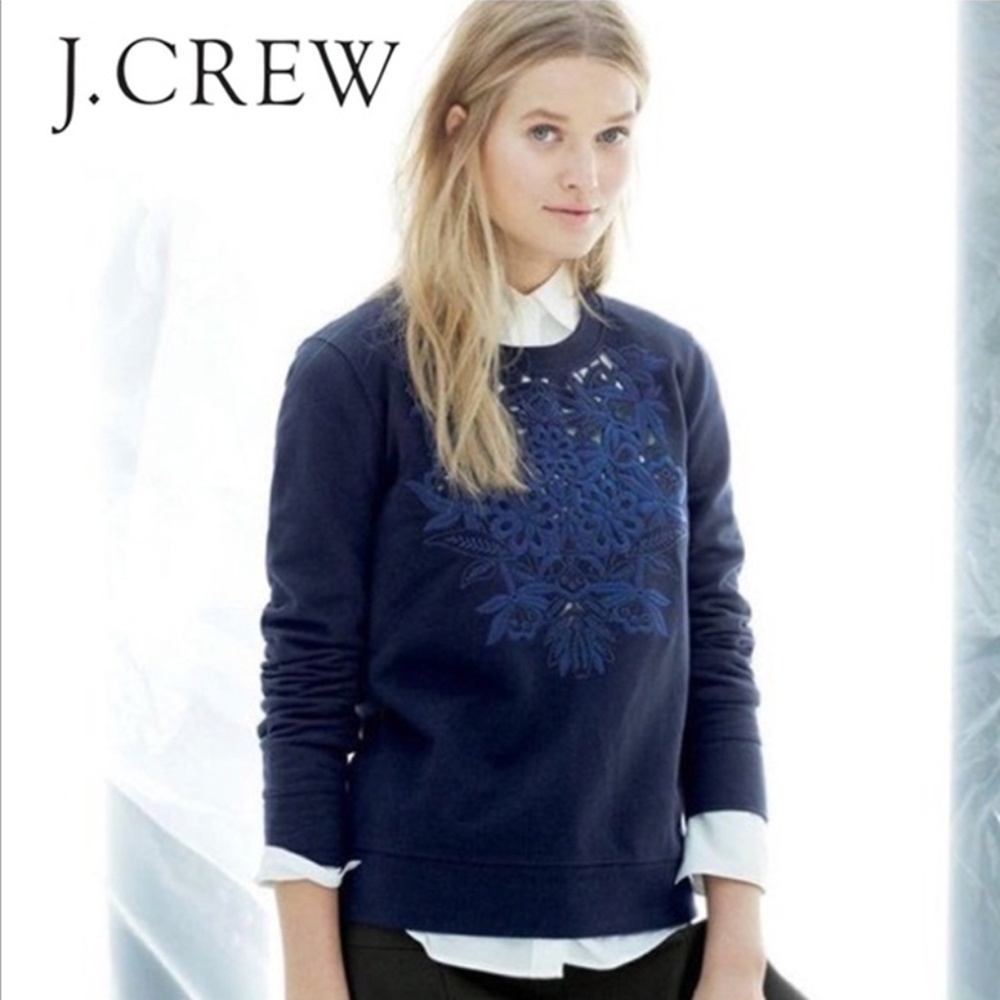 Cutout Floral Sweatshirt